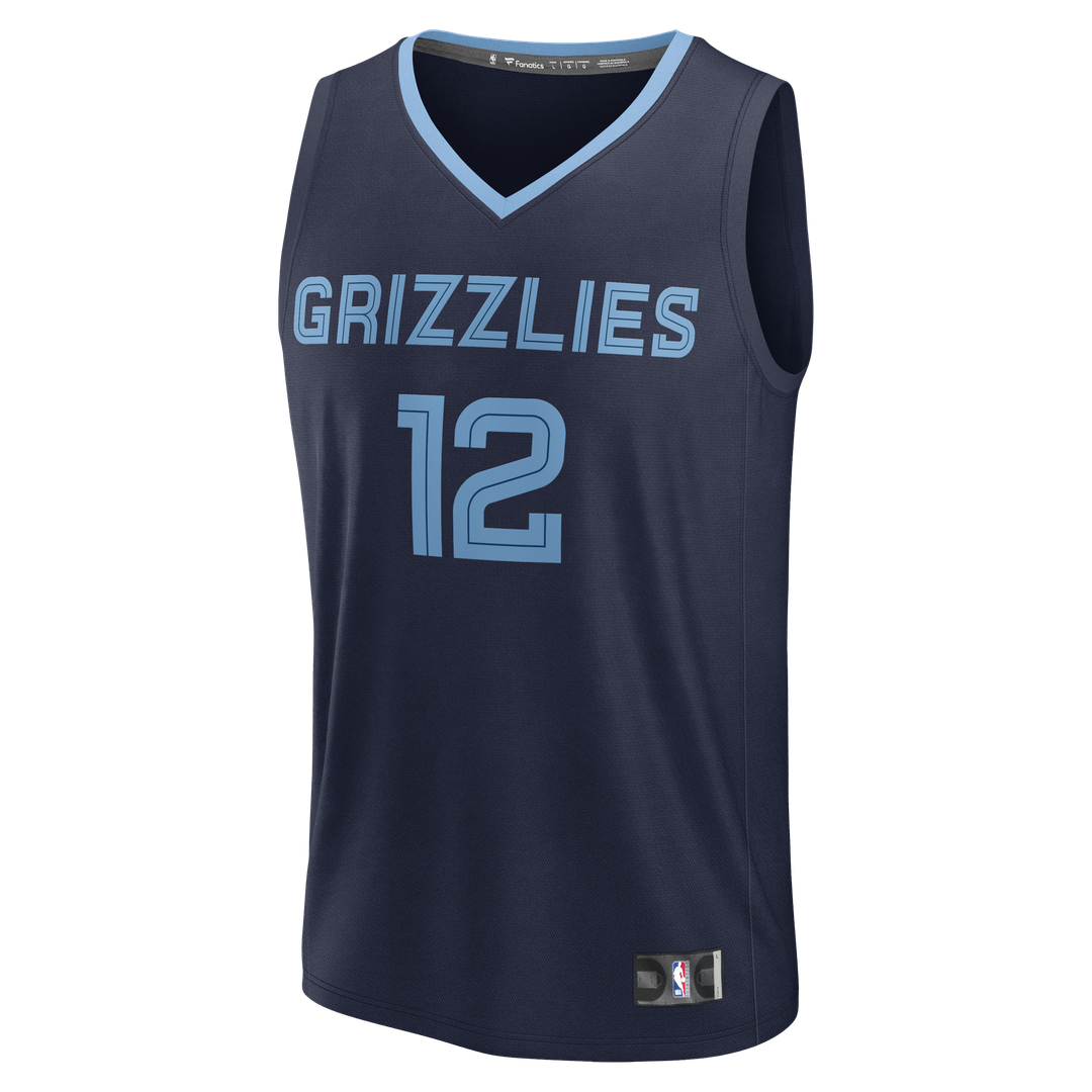 Ja Morant Memphis Grizzlies Fanatics Fast Break Player Replica Jersey - Icon Edition - Navy