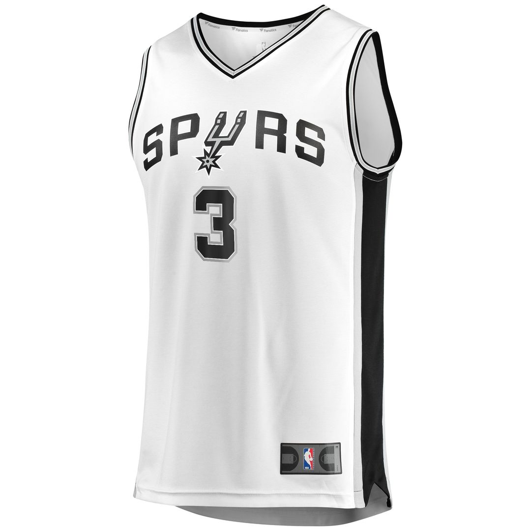 Keldon Johnson San Antonio Spurs Fanatics Fast Break Association Jersey - White