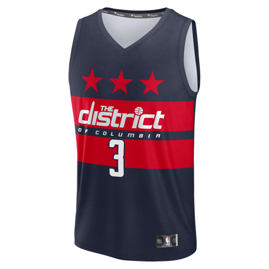 Trae Young Washington Wizards Fanatics Fast Break - Statement Edition - Navy