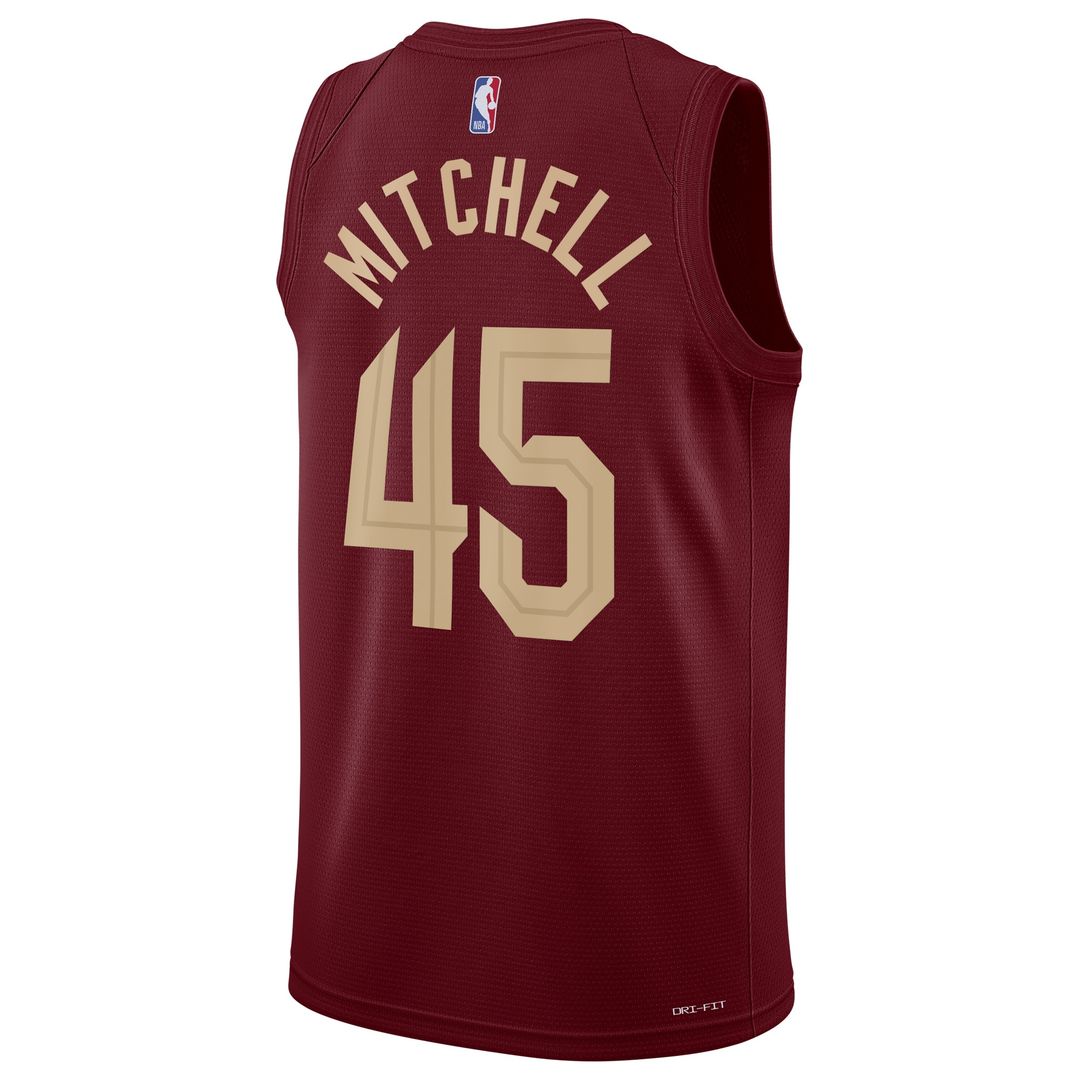 Donovan Mitchell Cleveland Cavaliers Nike Unisex Swingman Jersey - Icon Edition - Wine