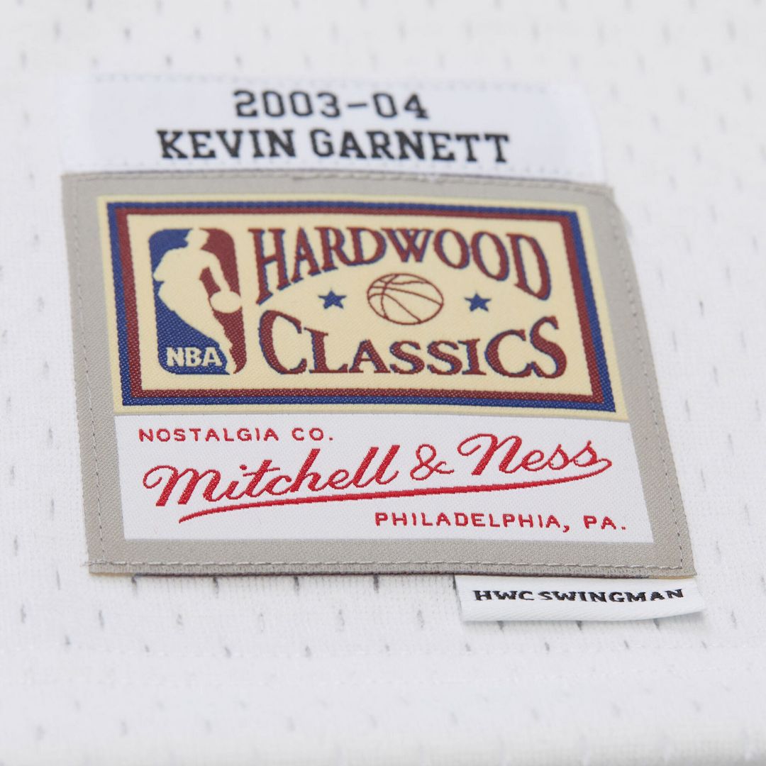 Kevin Garnett Minnesota Timberwolves Mitchell & Ness Hardwood Classics Swingman Jersey - White