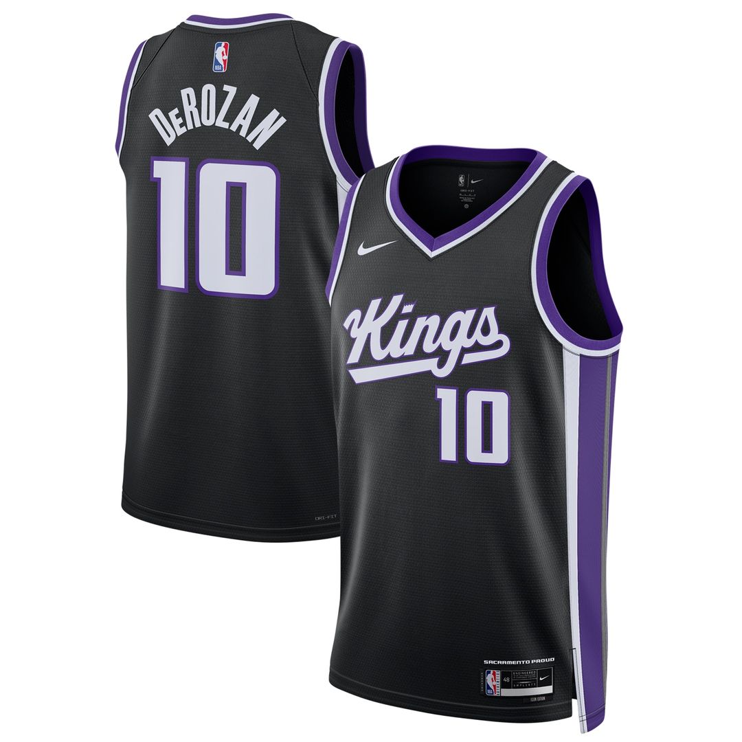 DeMar DeRozan Sacramento Kings Nike Unisex Player Swingman Jersey - Icon Edition - Black