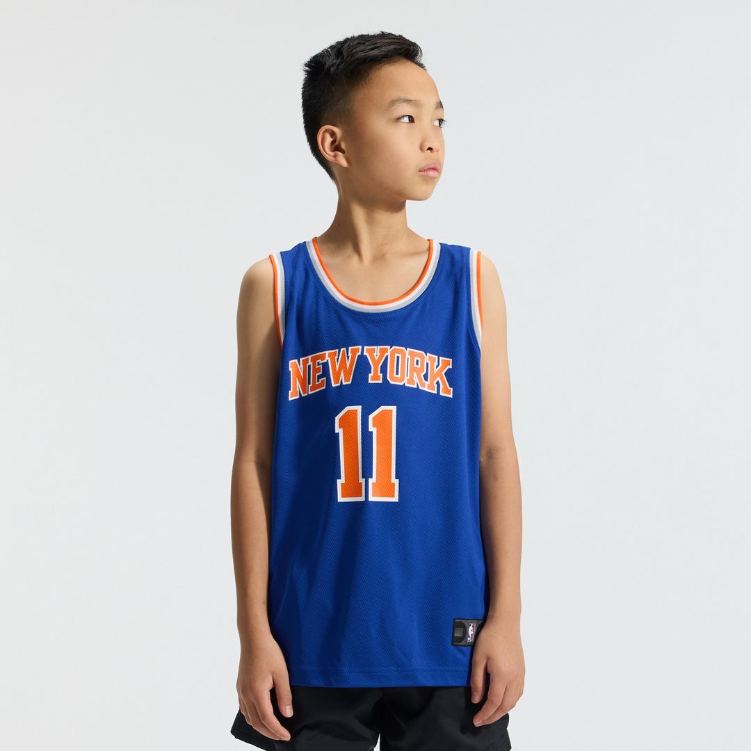 Jalen Brunson New York Knicks Fanatics Youth Fast Break Player Replica Jersey - Icon Edition - Blue