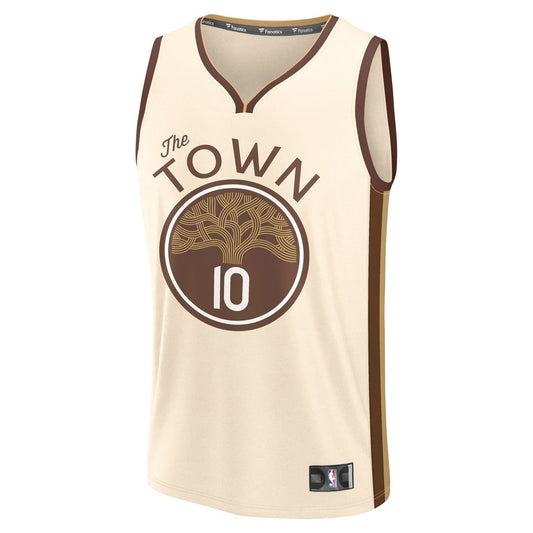 Jimmy Butler III Golden State Warriors Fanatics Youth 2025/26 City Edition Fast Break Jersey - Tan