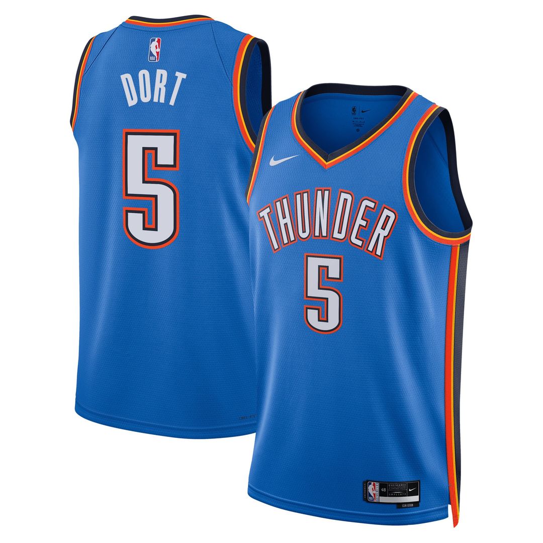 Luguentz Dort Oklahoma City Thunder Nike Unisex Swingman Jersey - Icon Edition - Blue