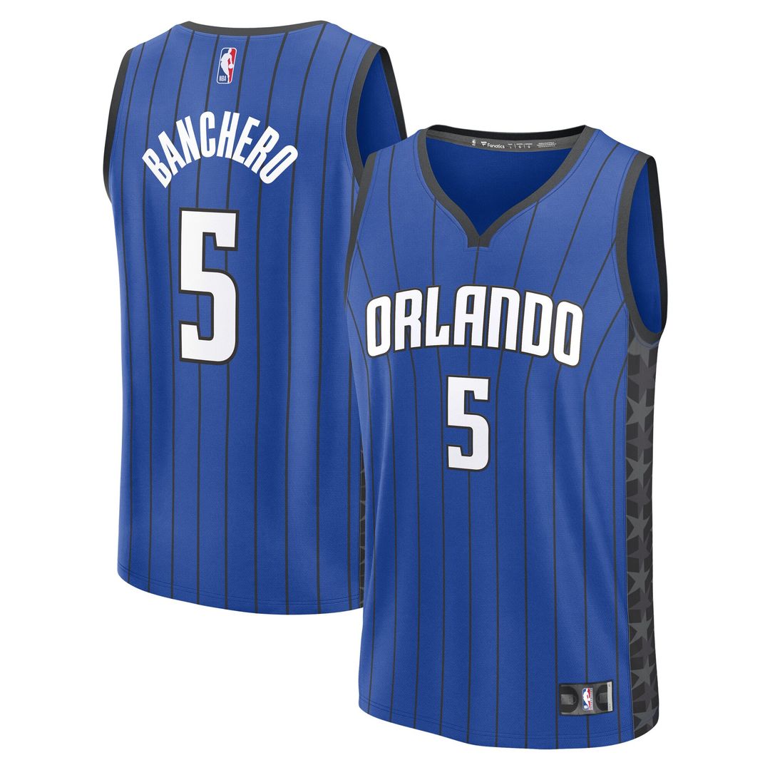 Paolo Banchero Orlando Magic Fanatics Youth Fast Break Player Replica Jersey - Statement Edition - Blue