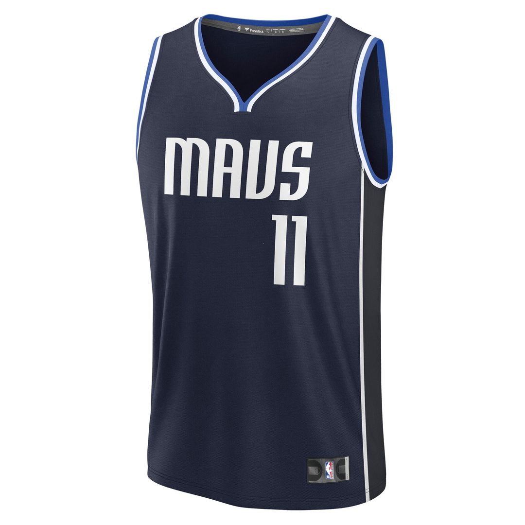 Kyrie Irving Dallas Mavericks Fanatics Fast Break Player Replica Jersey - Statement Edition - Navy