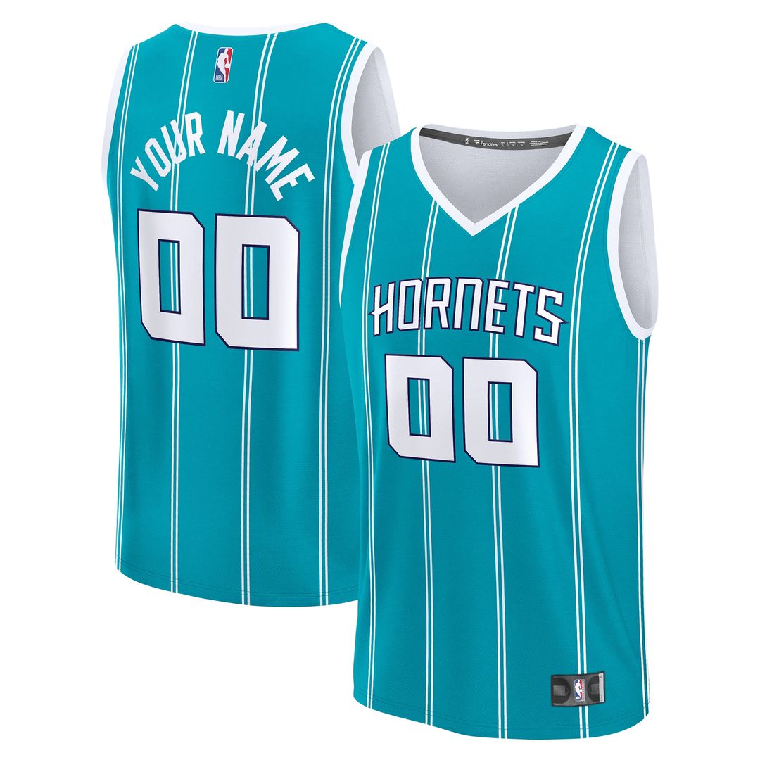 Charlotte Hornets Fanatics Fast Break Custom Jersey - Icon Edition - Purple