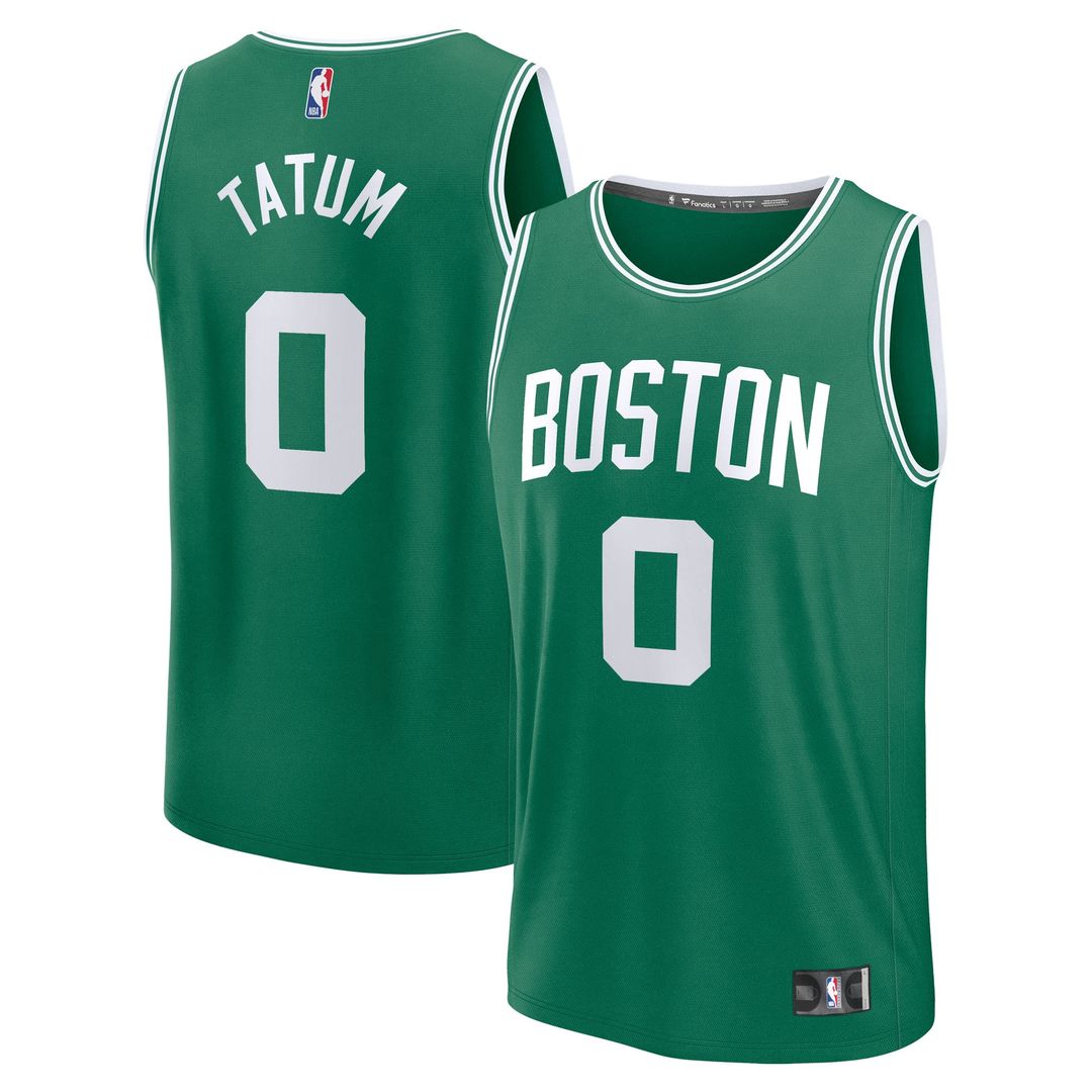Jayson Tatum Boston Celtics Fanatics Fast Break Player Replica Jersey - Icon Edition - Kelly Green