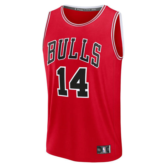 Matas Buzelis Chicago Bulls Fanatics Youth Fast Break Player Replica Jersey - Icon Edition - Red
