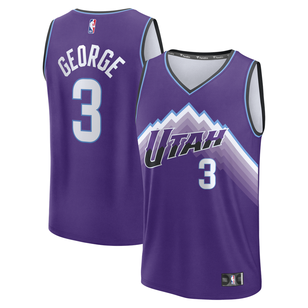 Keyonte George Utah Jazz Fanatics Fast Break Replica Jersey - Purple - Icon Edition