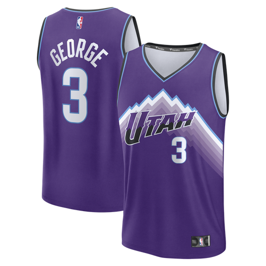 Keyonte George Utah Jazz Fanatics Fast Break Replica Jersey - Purple - Icon Edition