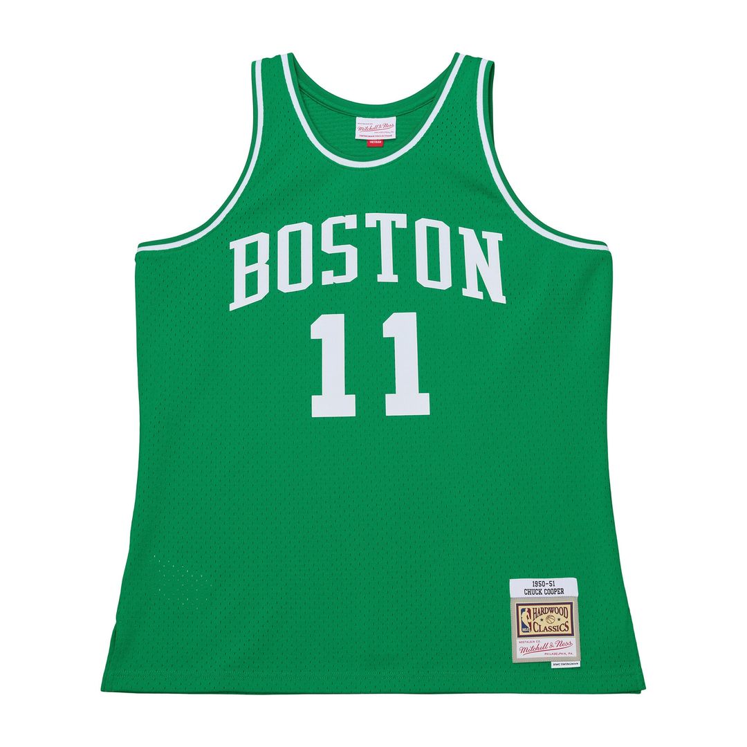 Chuck Cooper Boston Celtics Mitchell & Ness 1950 - 51 Pioneers Swingman Jersey - Kelly Green