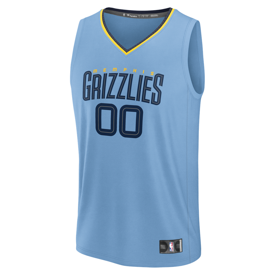 Memphis Grizzlies Fanatics Youth Fast Break Custom Jersey - Icon Edition - Navy