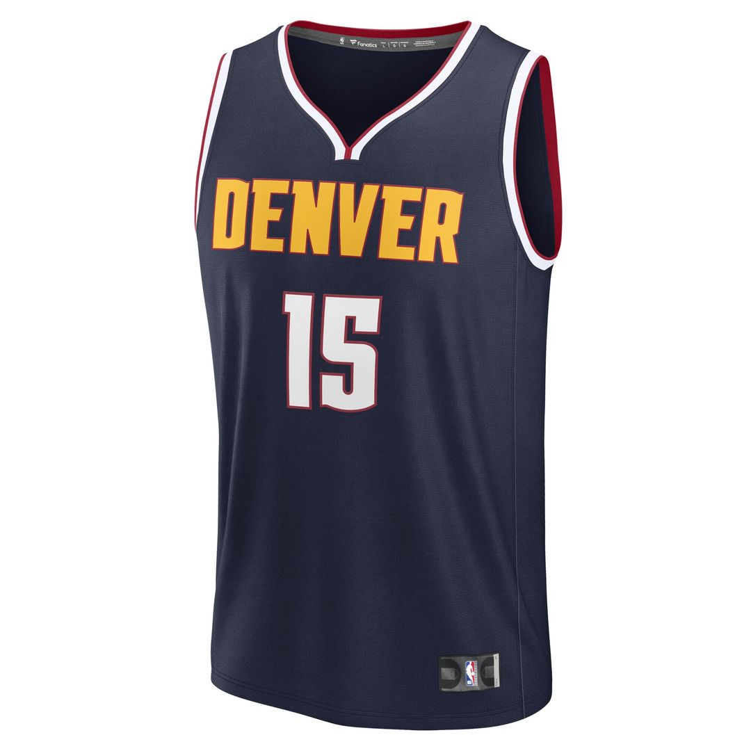 Nikola Jokic Denver Nuggets Fanatics Fast Break Player Replica Jersey - Icon Edition - Navy