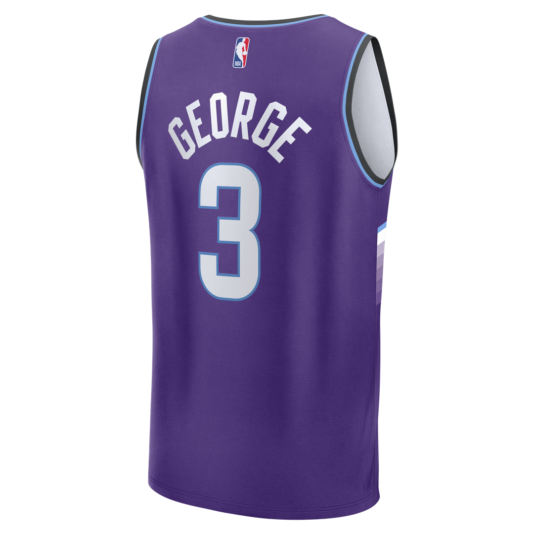 Keyonte George Utah Jazz Fanatics Fast Break Replica Jersey - Purple - Icon Edition