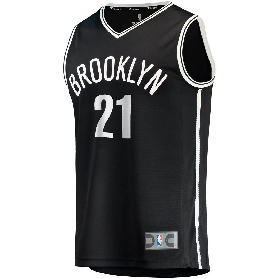 Noah Clowney Brooklyn Nets Fanatics Youth Fast Break Replica Jersey - Icon Edition - Black