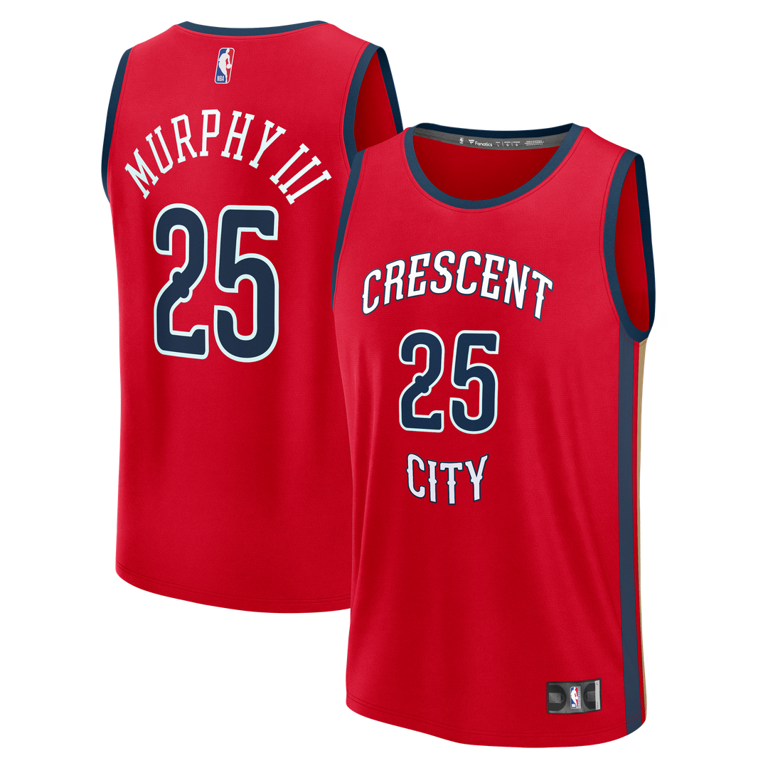 Trey Murphy III New Orleans Pelicans Fanatics Fast Break Player Replica Jersey - Statement Edition - Red