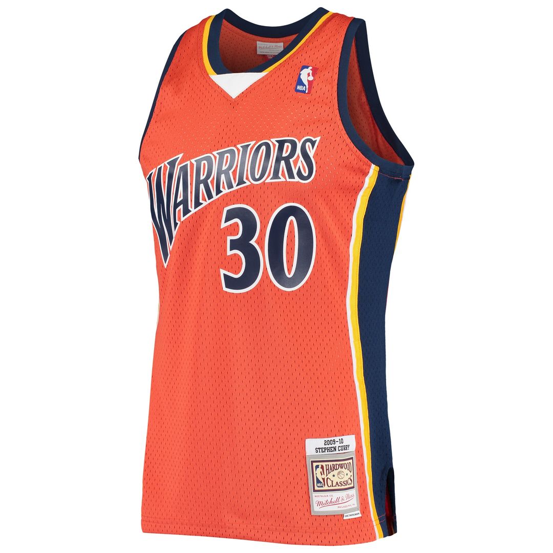 Stephen Curry Golden State Warriors Mitchell & Ness Hardwood Classics Swingman Jersey - White