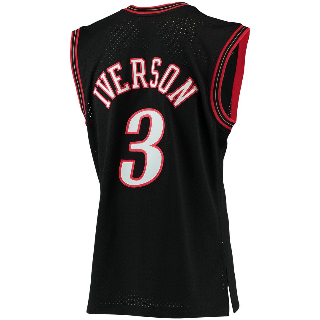 Allen Iverson Philadelphia 76ers Mitchell & Ness 1996/97 Big & Tall Hardwood Classics Swingman Jersey - Red