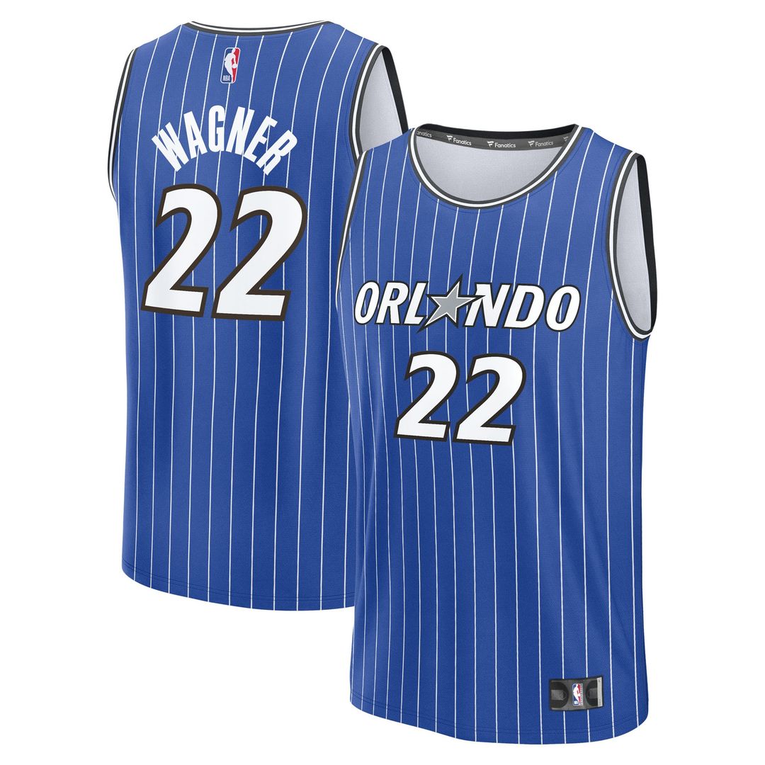 Franz Wagner Orlando Magic Fanatics Youth Fast Break Player Replica Jersey - Icon Edition - Blue