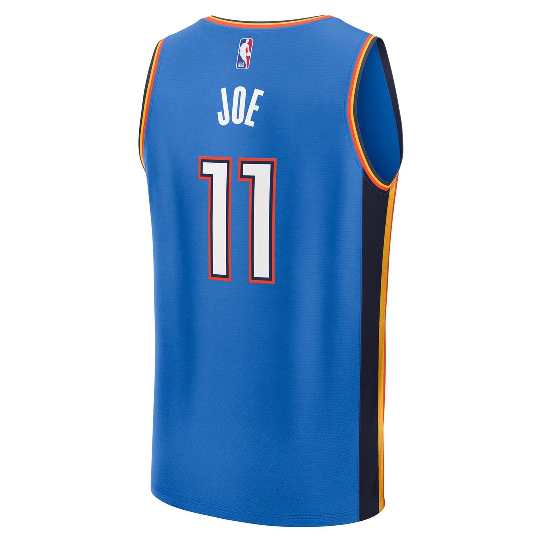 Isaiah Joe Oklahoma City Thunder Fanatics Fast Break Player Replica Jersey - Icon Edition - Blue