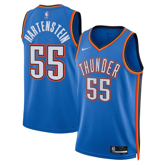 Isaiah Hartenstein Oklahoma City Thunder Nike Unisex Player Swingman Jersey - Icon Edition - Blue