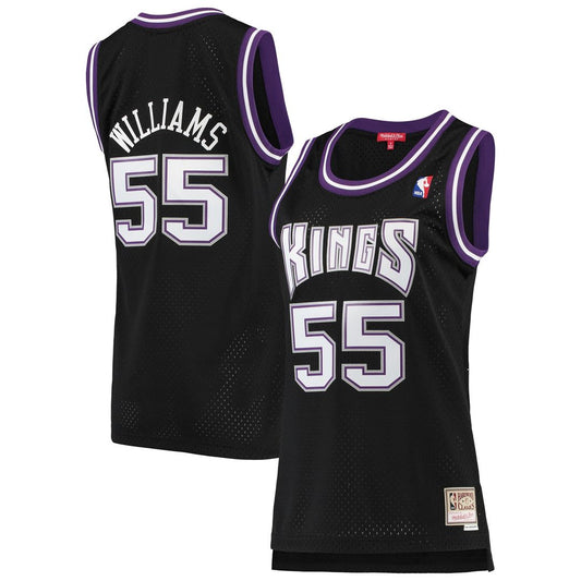 Jason Williams Sacramento Kings Mitchell & Ness Women's 2000/01 Hardwood Classics Swingman Jersey - Black