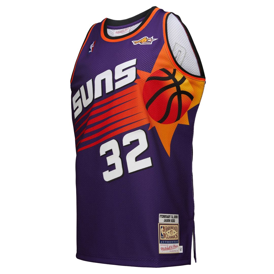 Jason Kidd Phoenix Suns Mitchell & Ness 2000 NBA All - Star Game Authentic Jersey - Purple
