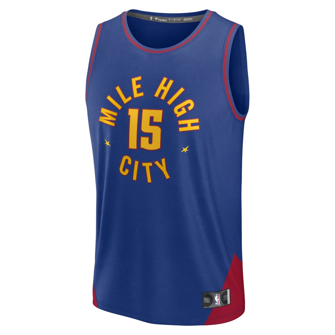Nikola Jokic Denver Nuggets Fanatics Youth Fast Break Player Replica Jersey - Statement Edition - Blue