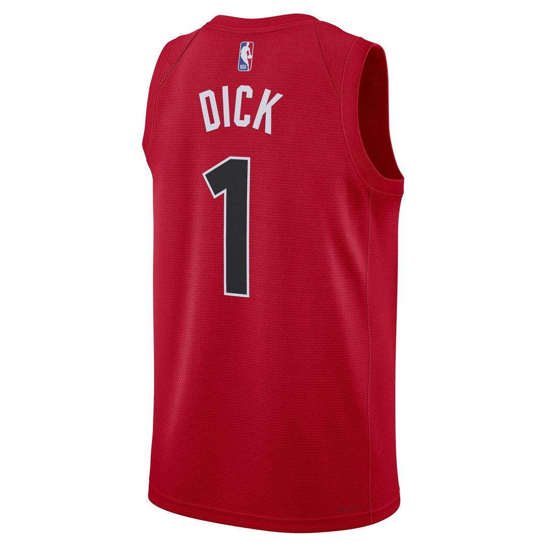 Gradey Dick Toronto Raptors Nike Unisex Player Swingman Jersey - Icon Edition - Red