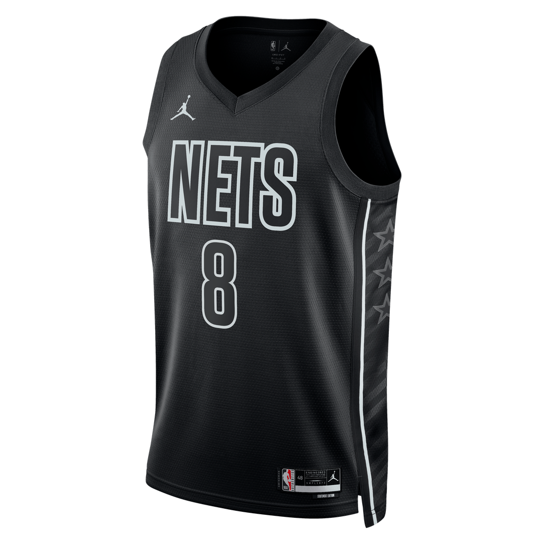 Egor Dëmin Brooklyn Nets Jordan Brand Unisex Swingman Jersey - Statement Edition - Black