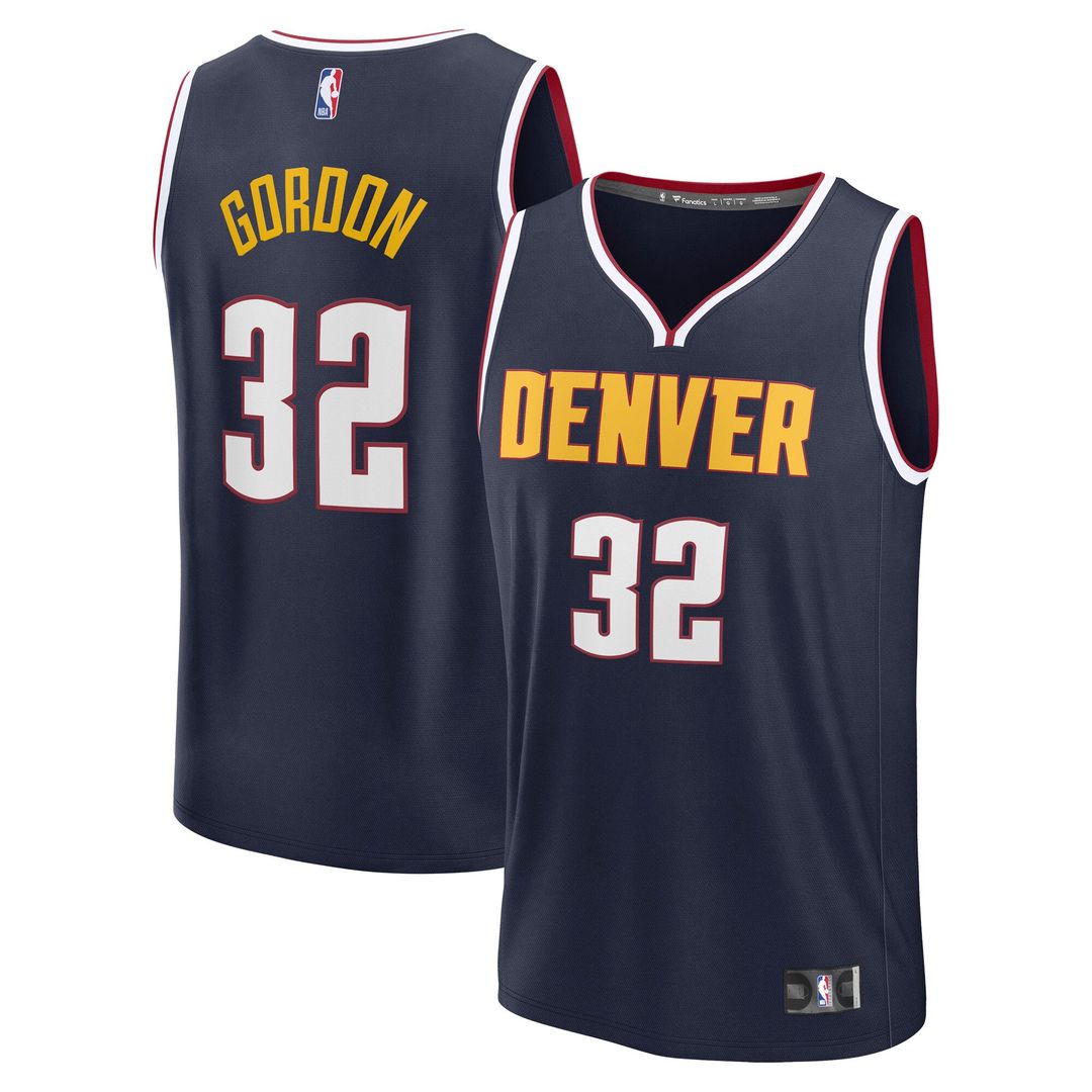 Aaron Gordon Denver Nuggets Fanatics Fast Break Player Replica Jersey - Icon Edition - Navy