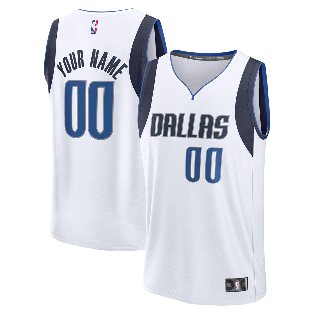 Dallas Mavericks Fanatics Fast Break Custom Jersey - Icon Edition - Blue