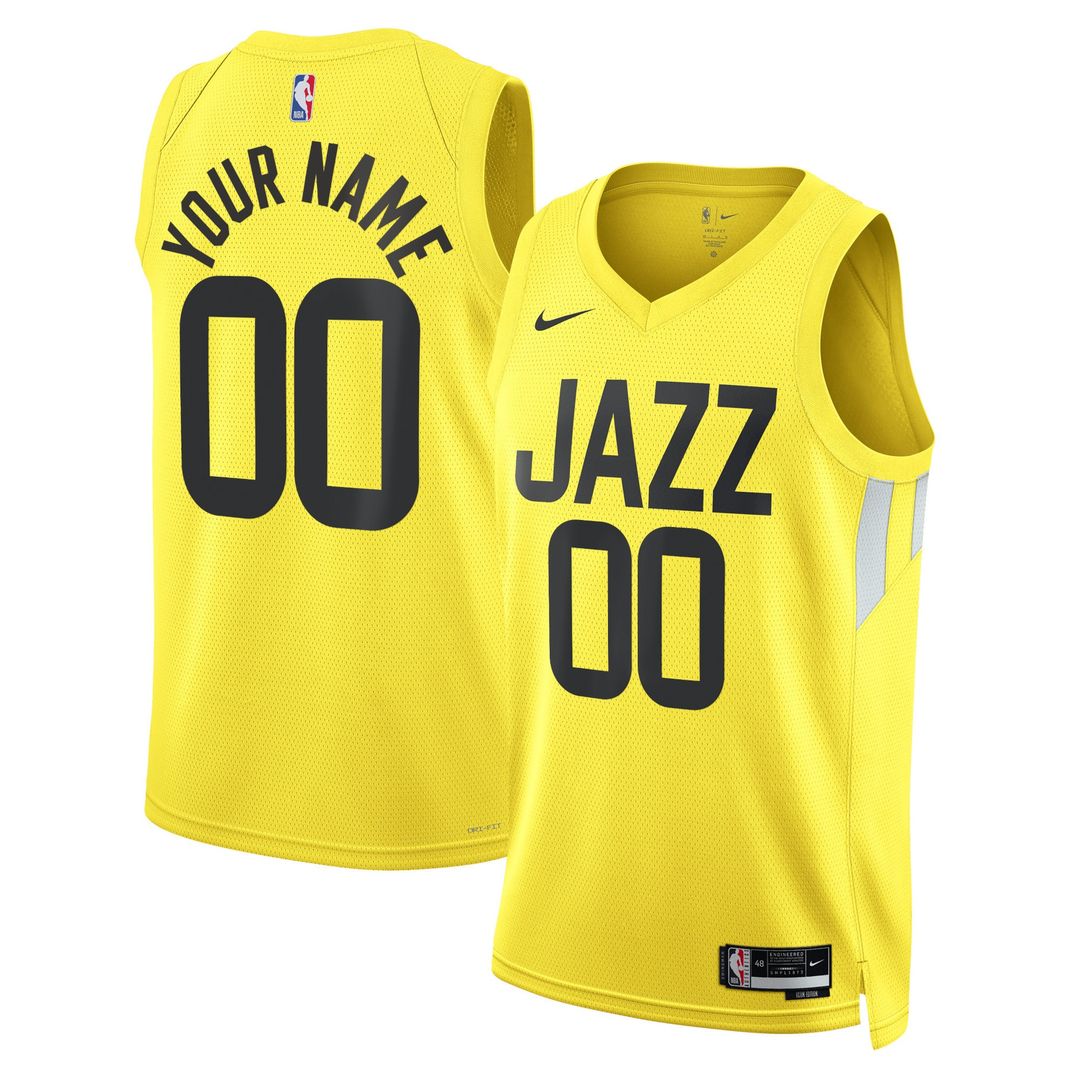 Utah Jazz Nike Unisex Swingman Custom Jersey White - Association Edition