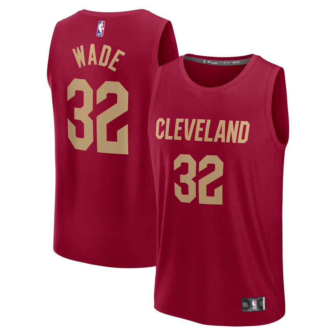 Dean Wade Cleveland Cavaliers Fanatics Fast Break Player Jersey - Icon Edition - Wine