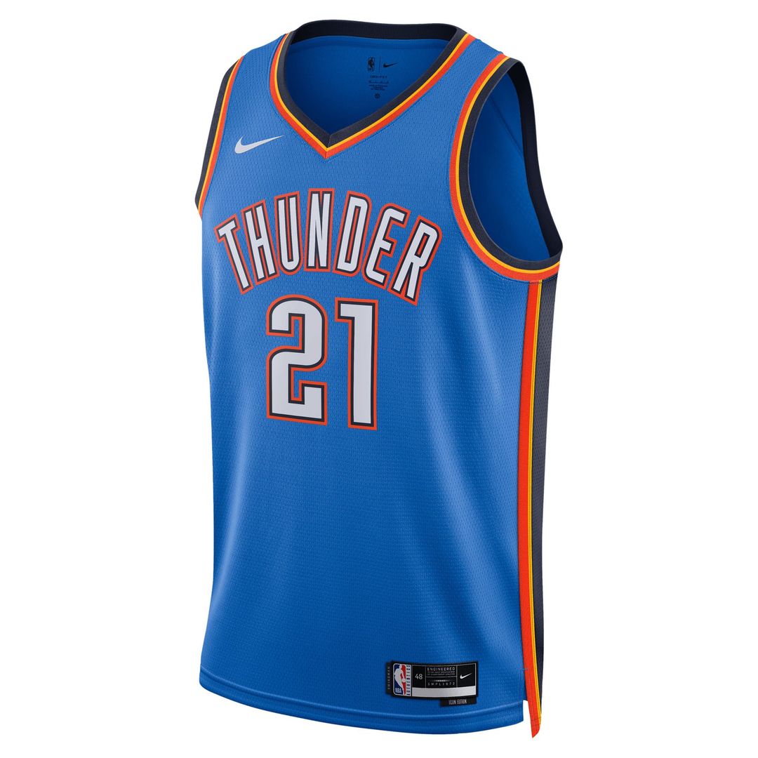 Aaron Wiggins Oklahoma City Thunder Nike Unisex Swingman Jersey - Icon Edition - Blue