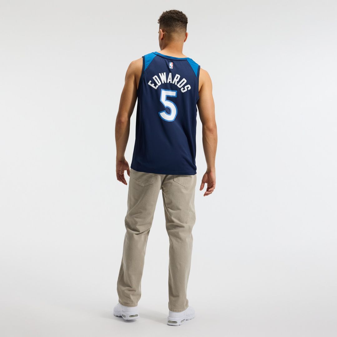 Anthony Edwards Minnesota Timberwolves Fanatics Fast Break Player Replica Jersey - Icon Edition - Navy