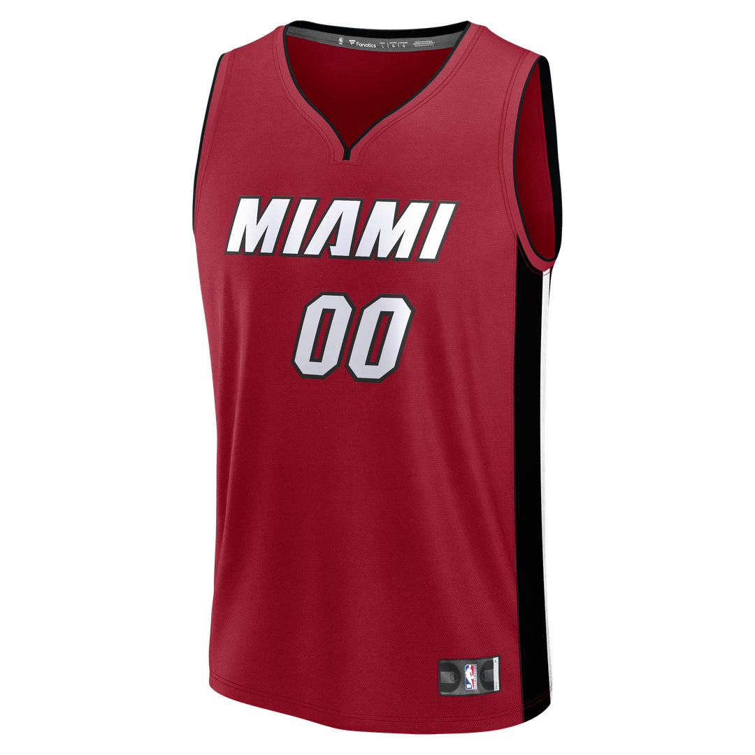Miami Heat Fanatics Fast Break Custom Jersey - Icon Edition - Red