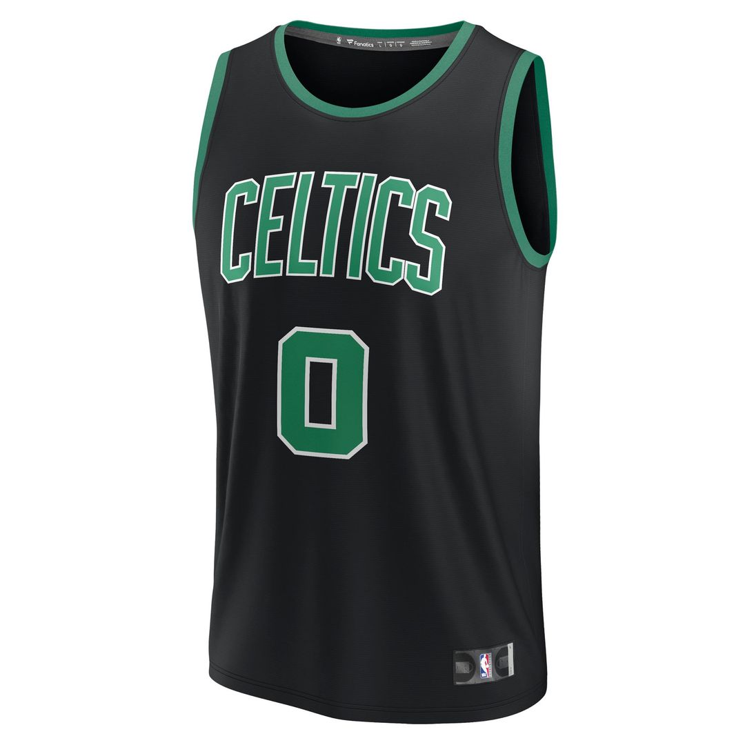 Jayson Tatum Boston Celtics Fanatics Youth Fast Break Player Replica Jersey - Statement Edition - Black