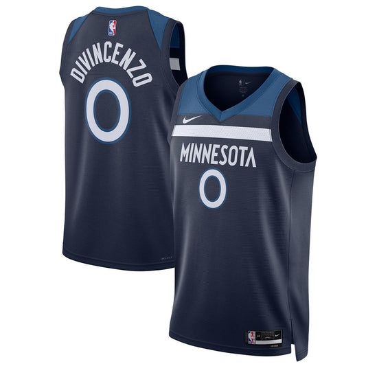 Donte DiVincenzo Minnesota Timberwolves Nike Unisex Player Swingman Jersey - Icon Edition - Navy