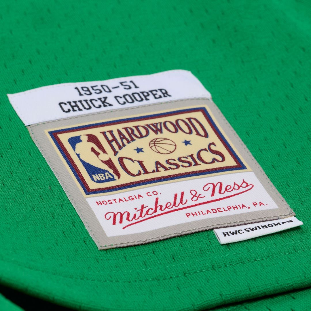 Chuck Cooper Boston Celtics Mitchell & Ness 1950 - 51 Pioneers Swingman Jersey - Kelly Green