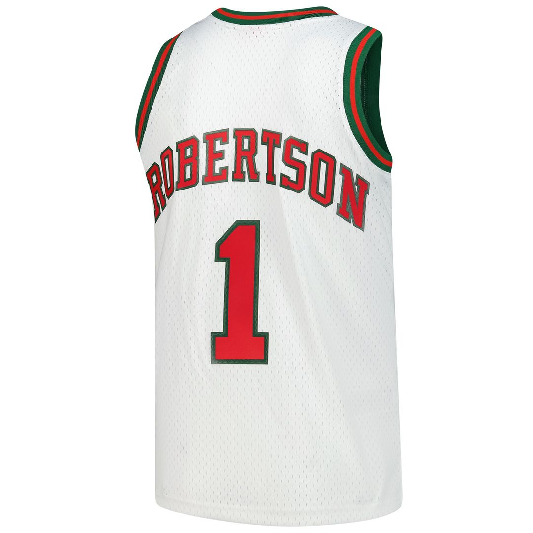 Oscar Robertson Milwaukee Bucks Mitchell & Ness 1971/72 Hardwood Classics Swingman Jersey - Green
