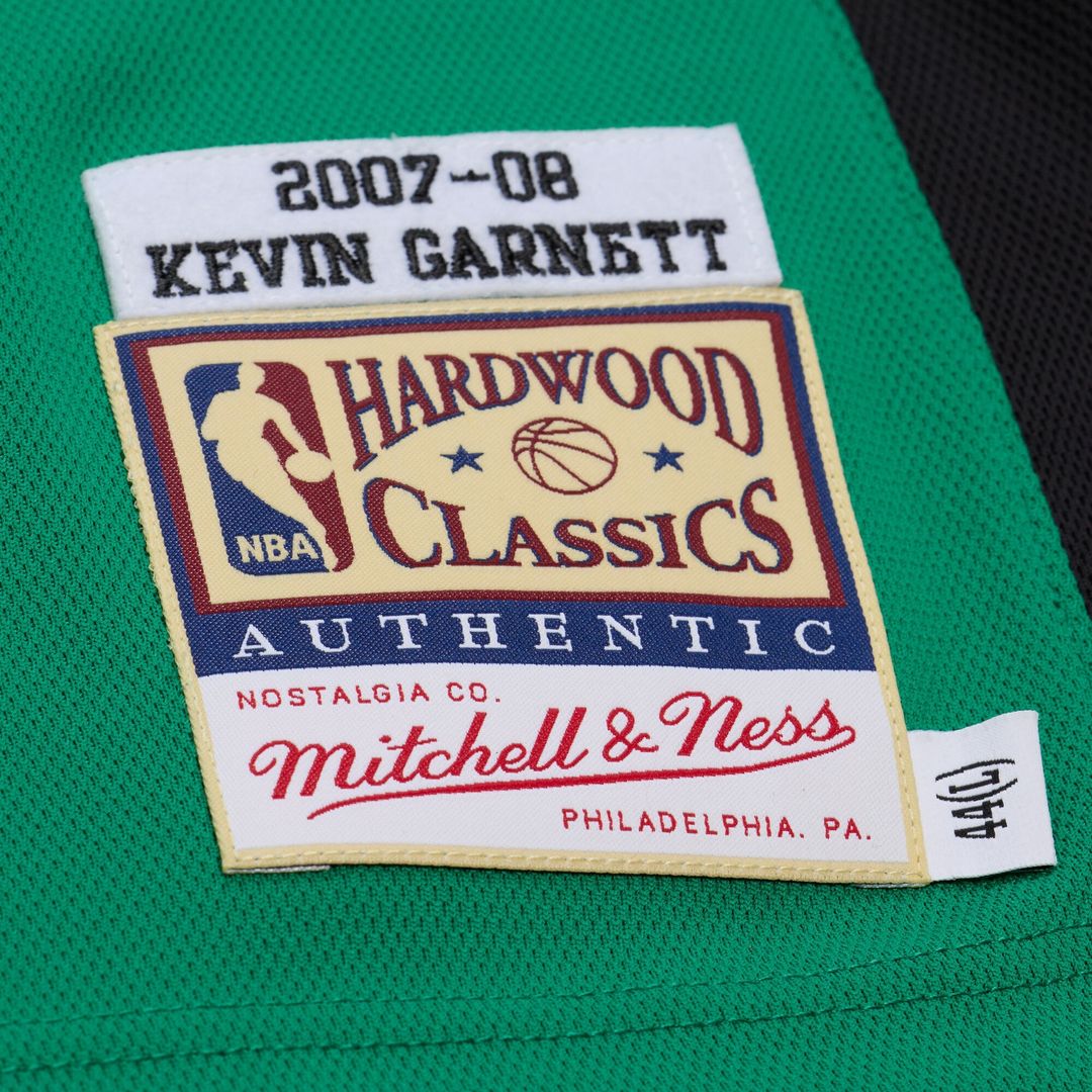 Kevin Garnett Boston Celtics Mitchell & Ness 2007 - 08 Hardwood Classics Authentic Jersey - Kelly Green