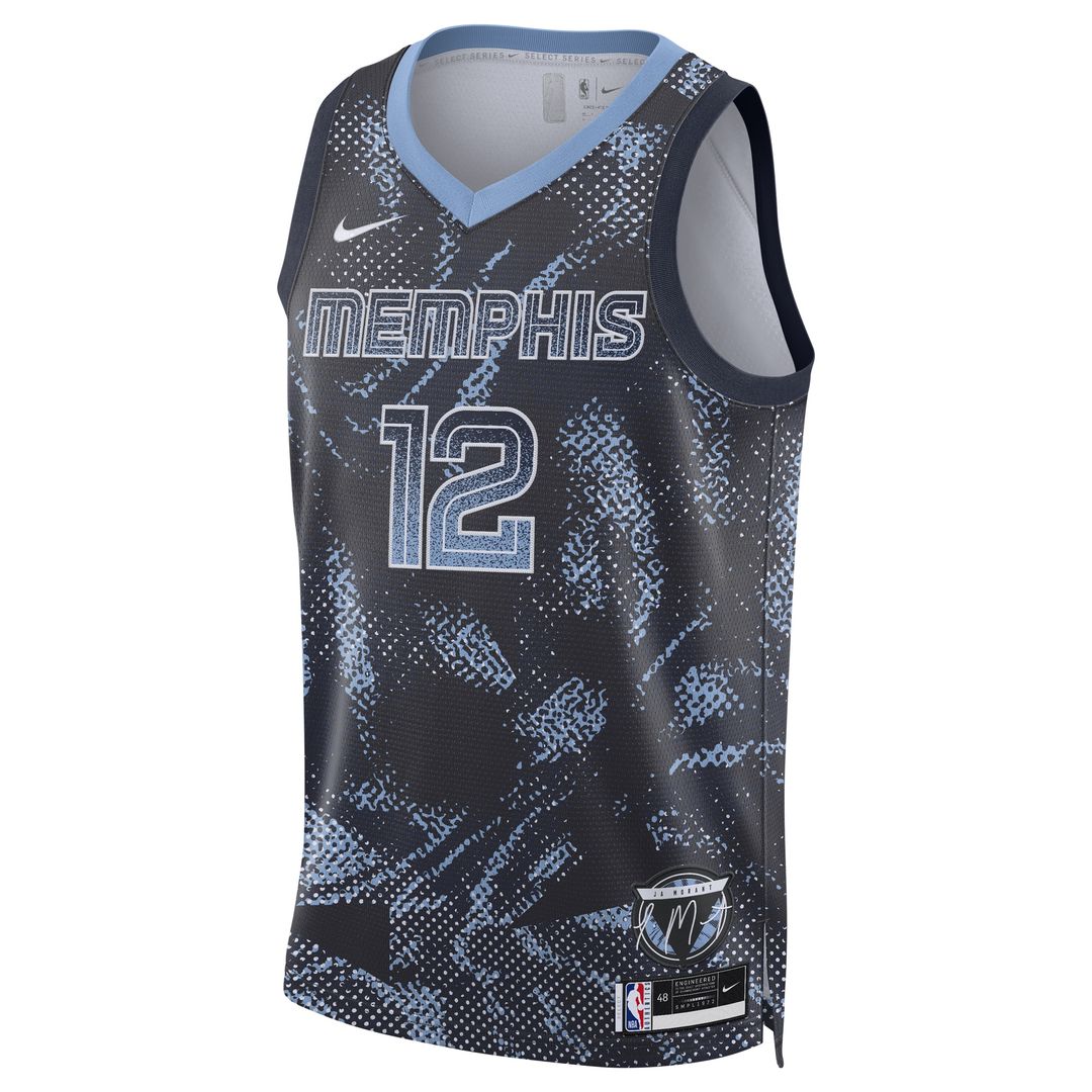 Ja Morant Memphis Grizzlies Nike Unisex 2025 Select Series Player Swingman Jersey - Navy