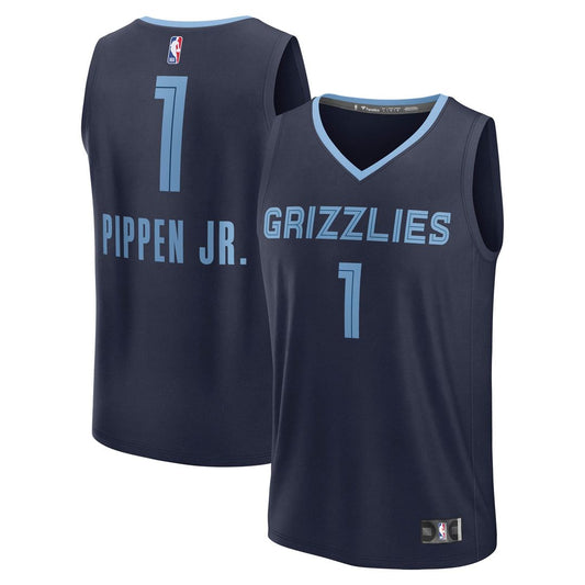 Scotty Pippen Jr. Memphis Grizzlies Fanatics Fast Break Player Replica Jersey - Icon Edition - Navy