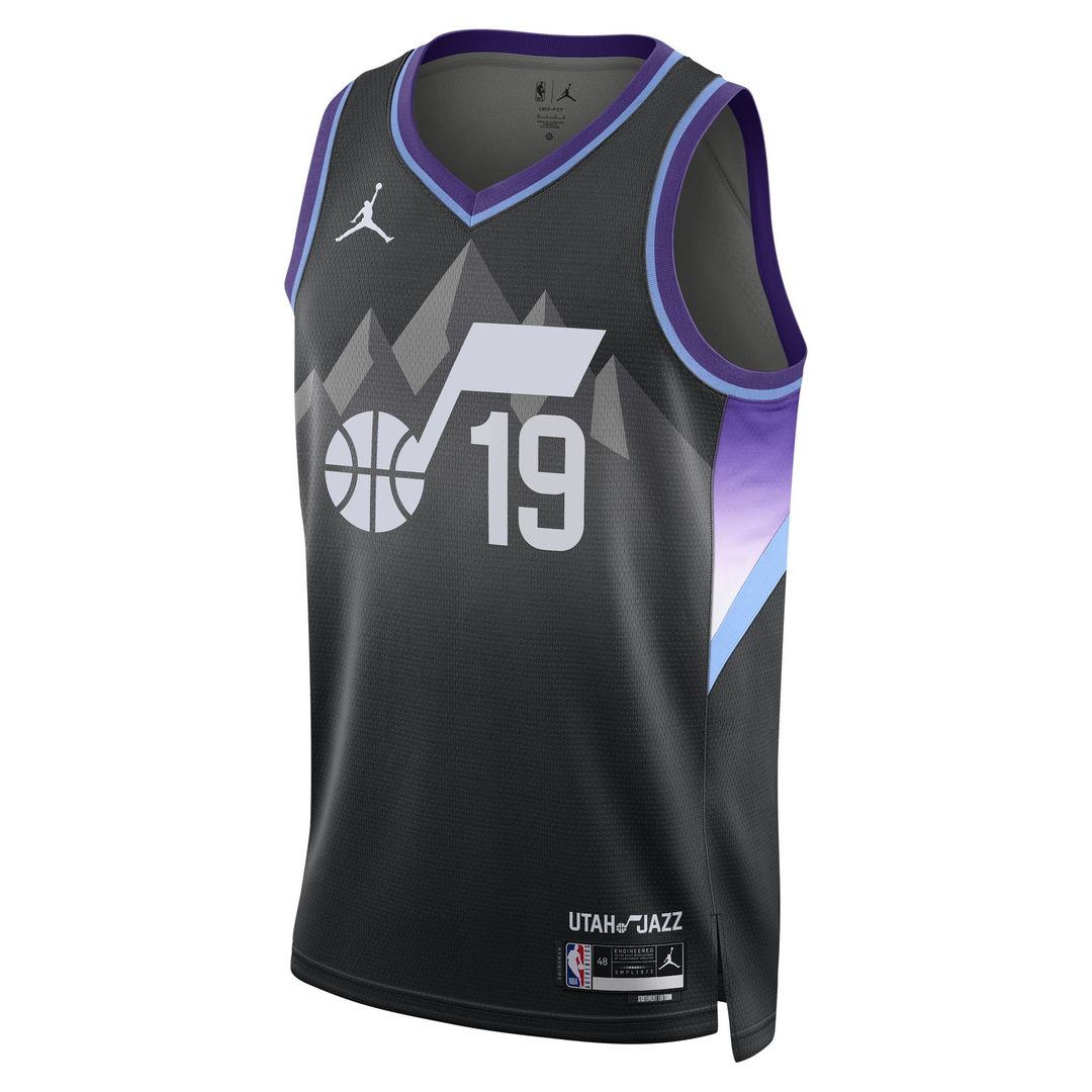 Ace Bailey Utah Jazz Jordan Brand Unisex Player Swingman Jersey - Statement Edition - Black