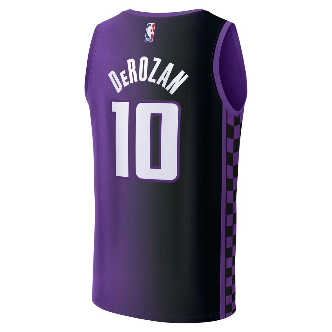 DeMar DeRozan Sacramento Kings Fanatics Youth Fast Break Player Replica Jersey - Statement Edition - Purple