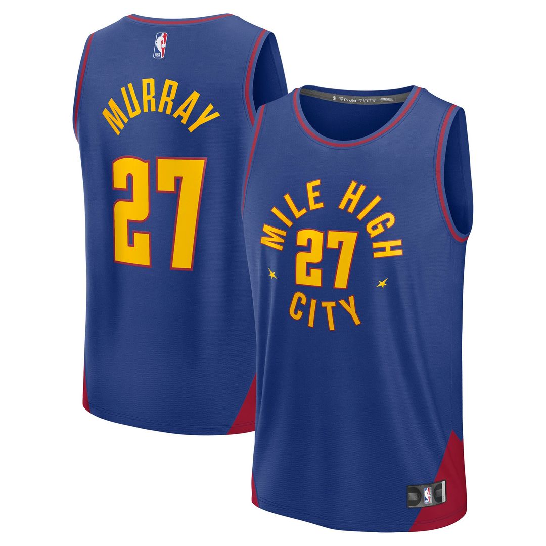 Jamal Murray Denver Nuggets Fanatics Fast Break Player Replica Jersey - Statement Edition - Blue