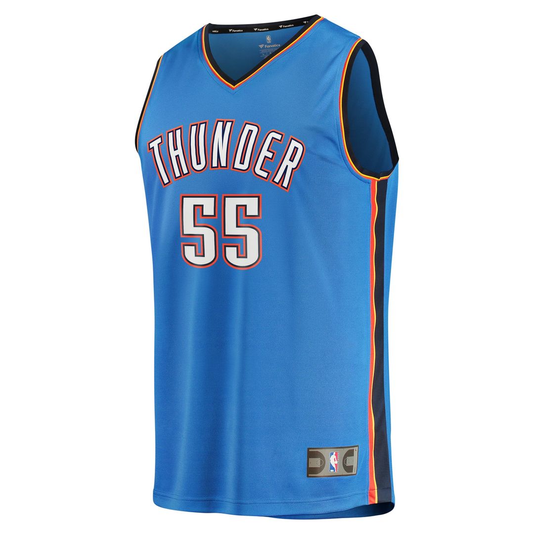 Isaiah Hartenstein Oklahoma City Thunder Fanatics Youth Fast Break Player Replica Jersey - Icon Edition - Blue